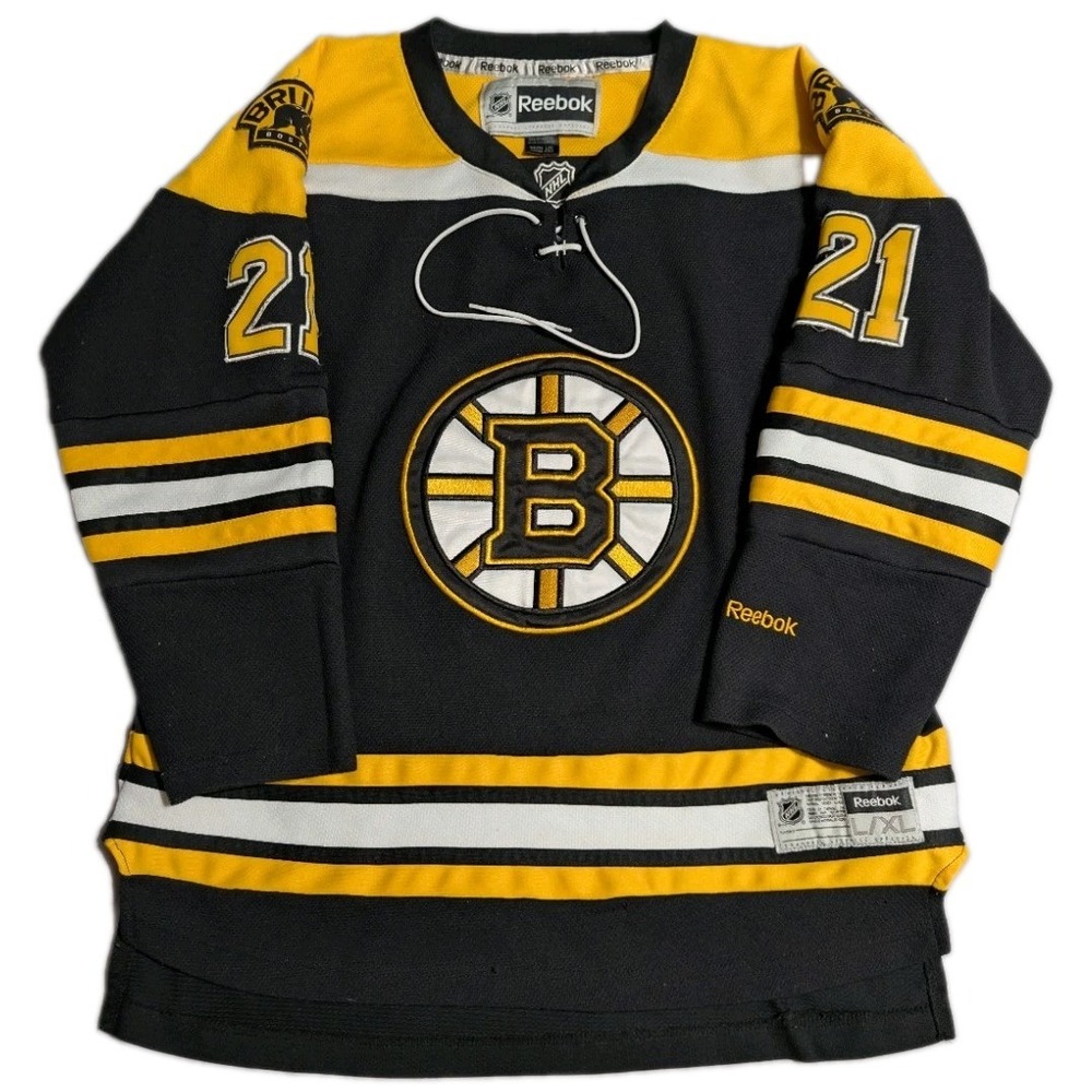 Boston Bruins Loui Eriksson #21 Reebok Jersey Youth L/XL NHL Hockey Black
